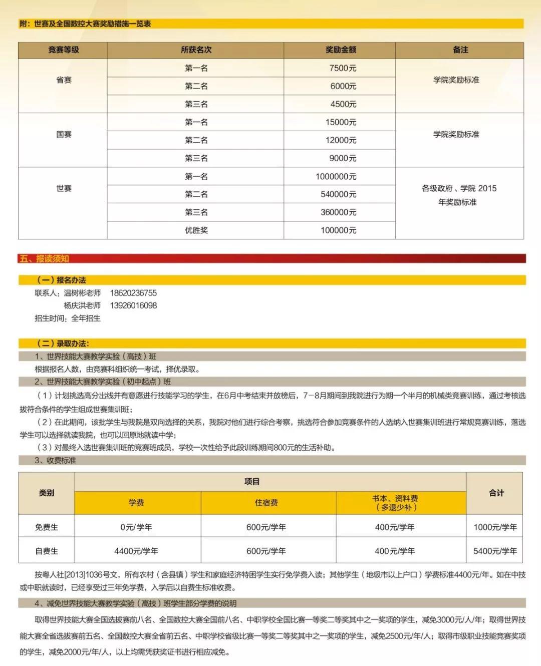 廣東省機械技師學院2019年招生簡章