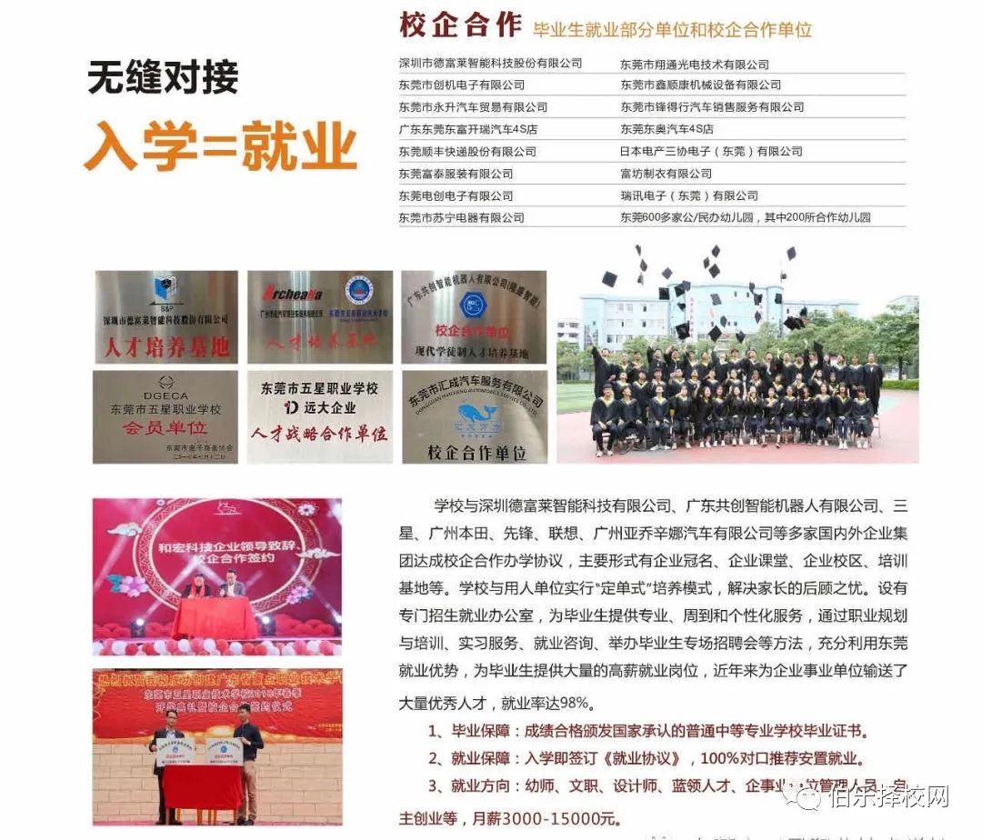 重磅！東莞五星職業(yè)技術(shù)學(xué)校2021年招生簡章！