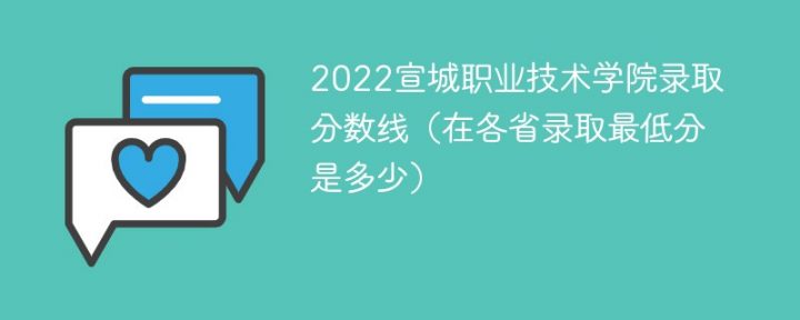 宣城職業(yè)技術學院2022年各省錄取分數(shù)線一覽表「最低分+最低位次+省控線」-廣東技校排名網(wǎng)