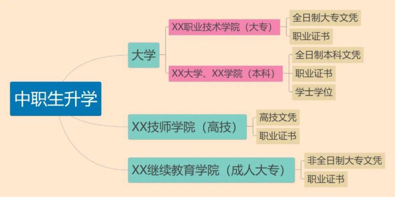 廣州有哪些中職學(xué)校（附：中職類型及升學(xué)途徑）-1