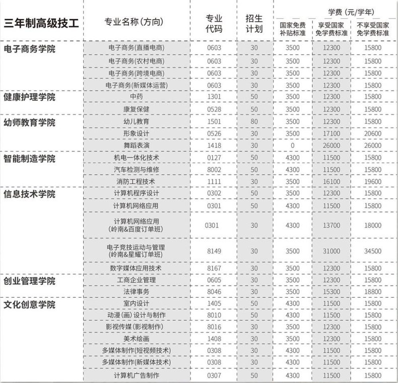 廣東嶺南現(xiàn)代技師學(xué)院是公辦還是民辦（附：2023年收費項目及標(biāo)準(zhǔn)）-1