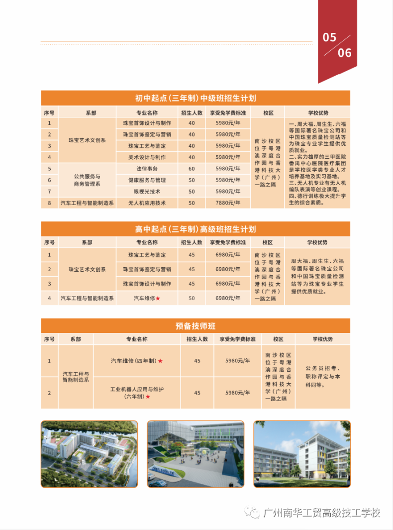 廣州南華工貿高級技工學校2023年招生計劃、校區(qū)分配、專業(yè)優(yōu)勢-1