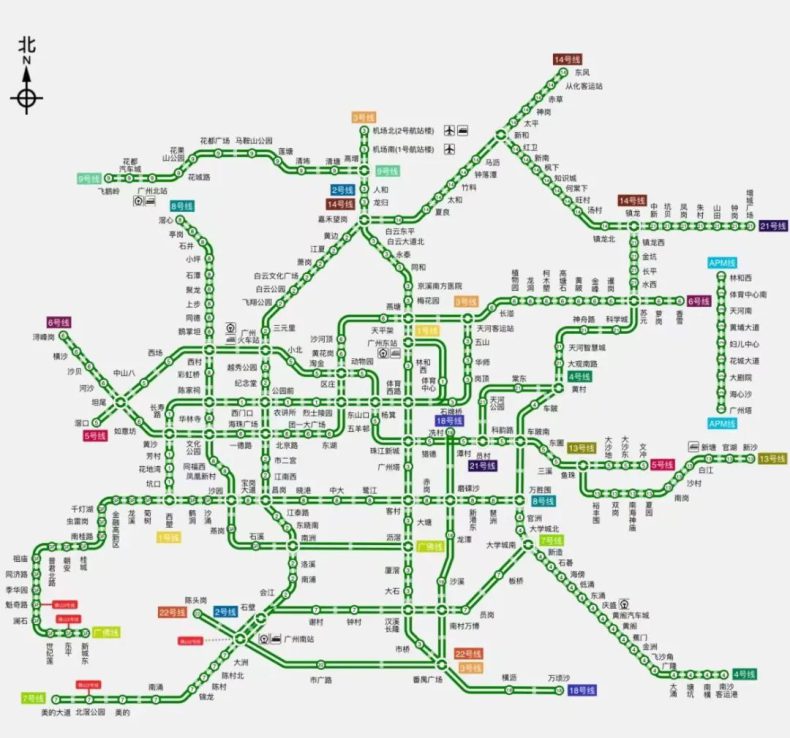 廣州市金領技工學校校車路線時間表-1