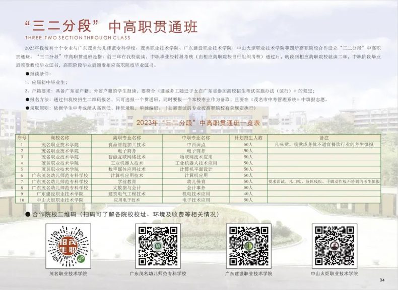 信宜市職業(yè)技術(shù)學(xué)校2023年招生計(jì)劃（中專+三二分段）-1