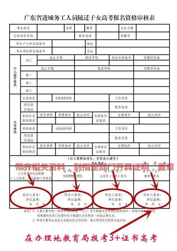 2024年隨遷子女高考報名審核流程陸續(xù)開始！非廣東戶籍考生要注意！-1