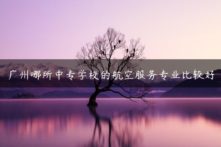 廣州哪所中專學(xué)校的航空服務(wù)專業(yè)比較好