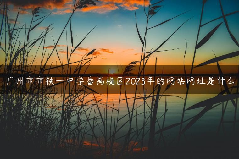 廣州市市鐵一中學番禺校區(qū)2023年的網(wǎng)站網(wǎng)址是什么