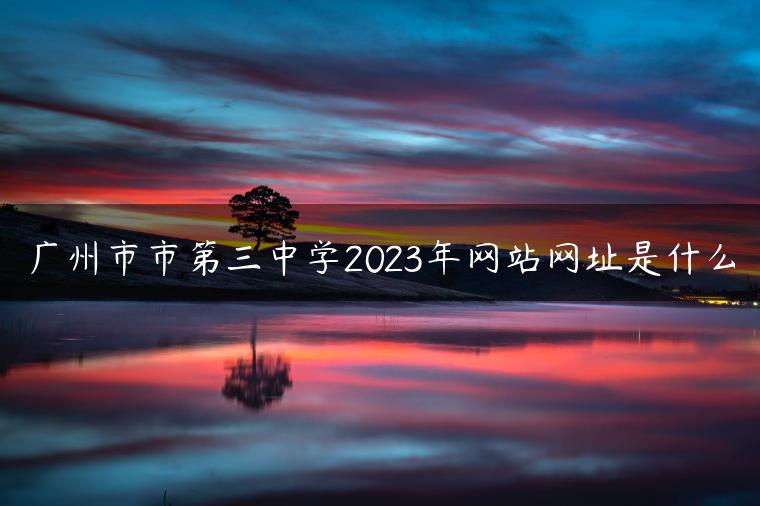 廣州市市第三中學(xué)2023年網(wǎng)站網(wǎng)址是什么