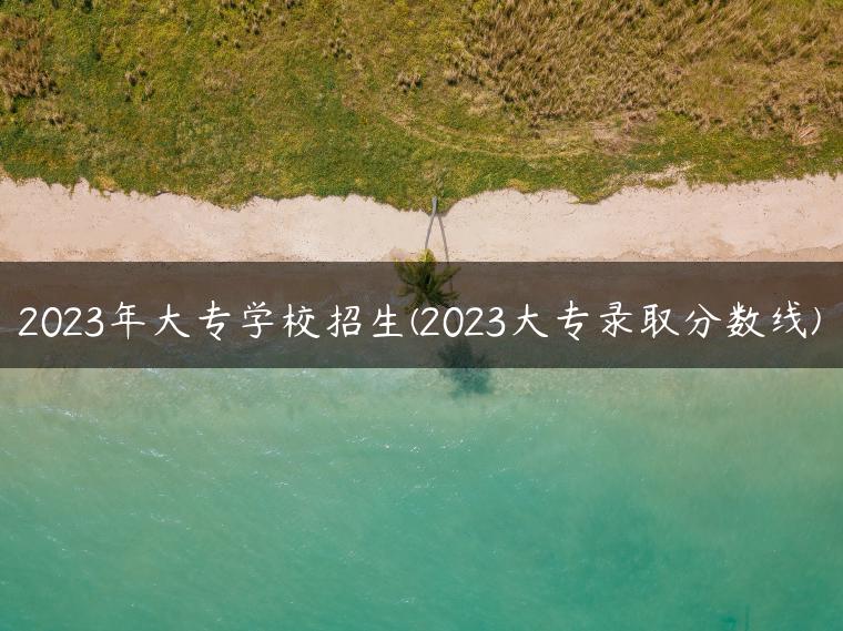 2023年大專學(xué)校招生(2023大專錄取分?jǐn)?shù)線)