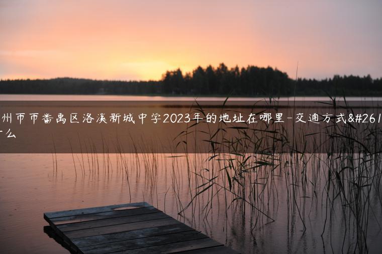 廣州市市番禹區(qū)洛溪新城中學2023年的地址在哪里-交通方式是什么