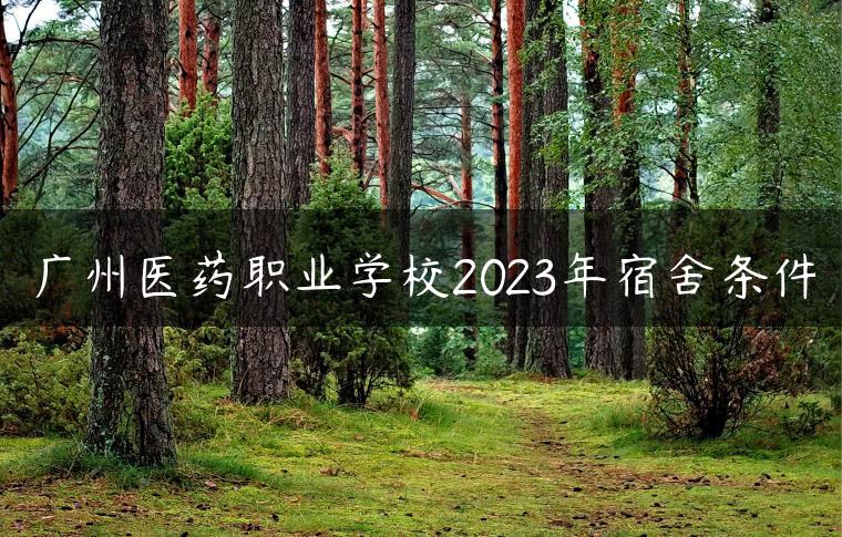 廣州醫(yī)藥職業(yè)學校2023年宿舍條件