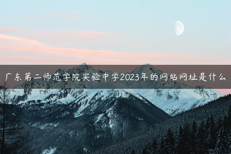 廣東第二師范學(xué)院實(shí)驗(yàn)中學(xué)2023年的網(wǎng)站網(wǎng)址是什么